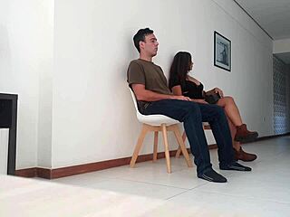 Intriguing homemade teen nurse sucks cock on patient in hospital outdoor setting