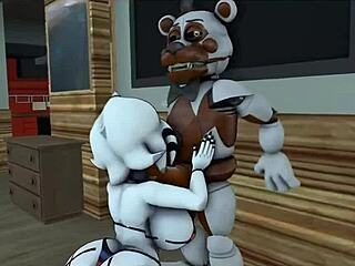 Puppet From Fnaf Hints At Big Ass Creampie In Futanari Big Black Cock Compilation