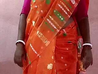 beautiful curvy indian brunette amateur showcases chubby charm in traditional saree part 2