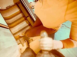 Unexpected Compilation of Intense Cumshots from Handjobs by Curvy Latina Babe