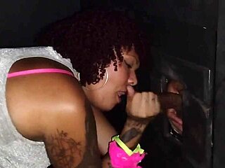 Watch This Cuckold Film His Fat Brazilian Milf Slut in Gloryhole Action!