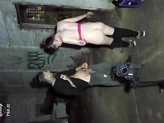 Fodendo Em Quintal Abandonado Com Estranhos Assistindo In Sexy Brazilian Outdoor Blowjob And Bareback Sex With Tattooed Blonde