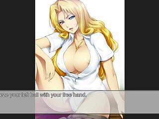 Rangiku delivers intense jerk off instructions