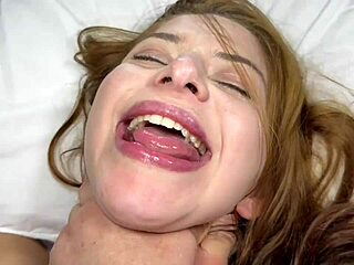 blonde teen with small tits in casting interview for modeling debut