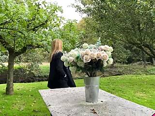 Rose Magnifique Blonde 22ans European Sexy French Milf Amateur Slut in Lingerie Adores Sex