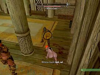 Oh my god, check out this big booty redhead with huge tits and ass in Skyrim!