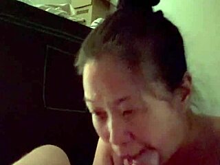 Korean Milf Craves And Sucks Husband's Massive Interracial Cock In Horny POV Blowjob With Cum In Mouth