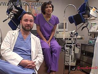 Hey, catch Jackies Banes getting her yearly gyno exam by nurse Lilith Rose on hidden cam at GirlsGoneGyno reup!
