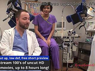 Hey, catch Jackies Banes getting her yearly gyno exam by nurse Lilith Rose on hidden cam at GirlsGoneGyno reup!