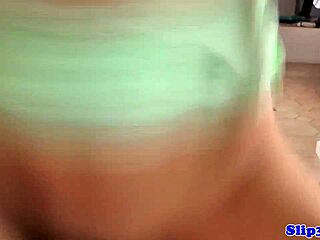 oh man this amateur euro teen 18+ gets fucked by that older guy in spooning position