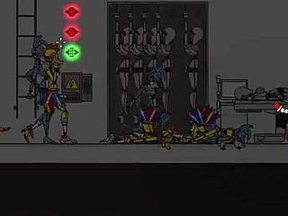 Cartoon Futanari Monster Dominates Captive In Intense Game Scenario With Relentless Action