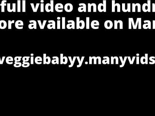 she slips into thigh high socks and teases with panty fetish play, spreading her asshole and pussy for worship joi on manyvids