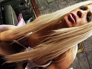 Hey blonde bitch, ready for hamlet to fuck you doggy and cum on your big ass?