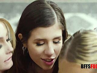 bratty 4th of july celebration with payton avery isabel moon alicia williams in petite gangbang fun