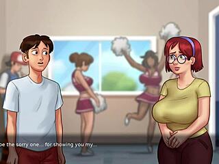 Oh no, I'm caught in the shower - Summertime Saga part 2!