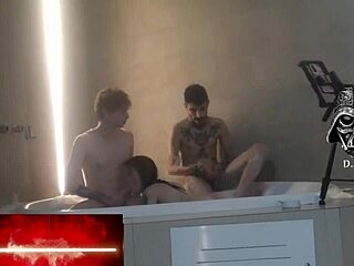 i crave that wild threesome action in the motel with curly blonde and brunette