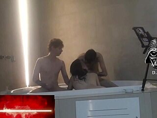 i crave that wild threesome action in the motel with curly blonde and brunette