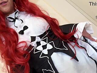 Nutaku Lust Goddess cosplay turns into teasing lingerie ride in POV, game over 😈