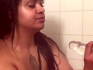 Fresh Face and BARE ASS! Watch Me FUCK Myself in the SHOWER with a DILDO!