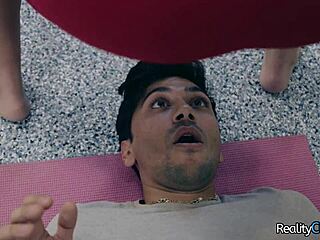 Busty and Curly Brunette Hottie Shaking Her Big Booty Before Deep Fuck - Victoria Voxxx Max Fills