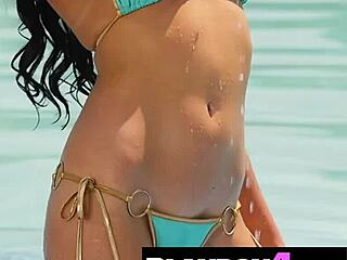 big natural tits milf model ashleigh hannah strips lingerie to expose hot body and stunning big ass