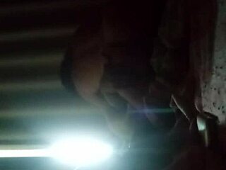 Hot young girl in couple scene