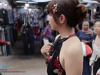 Malaysian amateur squirts in public during wild outdoor sex trip