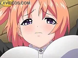 Hentai laska z dużymi cyckami jeździ dziko w akcji remiksu nightcore