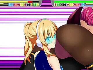hentai battle gameplay with japanese anime action