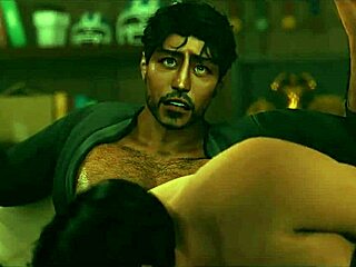 Two guys sucking a thick cock together