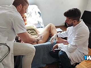 Gay Blowjob at Gynecologist Visit