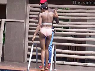 she gets bbc post-swim 😍