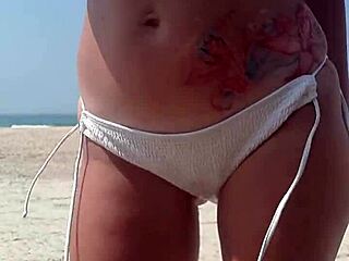 Ever peed in a white bikini at a public beach?