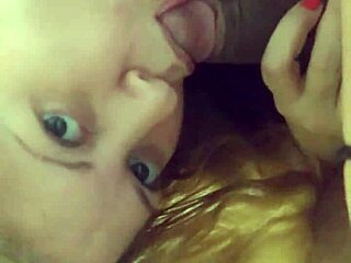 she loves sucking everything until milking the cock