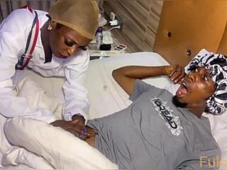 Christmas oil hot pussy massage!