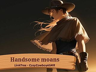 Why is the handsome guy moaning alone in ecstasy?