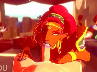 Urbosa Sucking and Fucking Hard Action