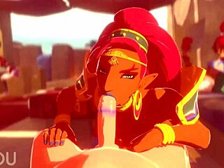 Urbosa Sucking and Fucking Hard Action