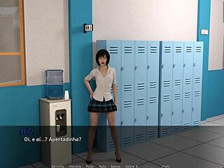 Girlfriend Blows Friend In School Bathroom