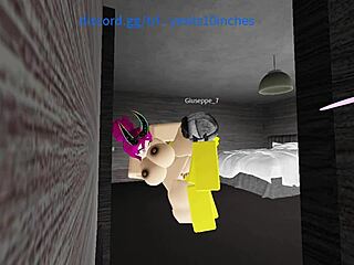 this whore in roblox game gets fucked hard, craving that cum
