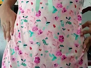 model in my sexy pink pajamas, innocent colleague