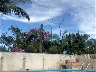 i flash my big pussy all day for the bricklayer, teasing him constantly