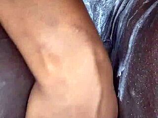 Black Milf's Emotional Shaving Ritual.