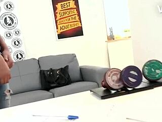 European Woman In Intense Scene