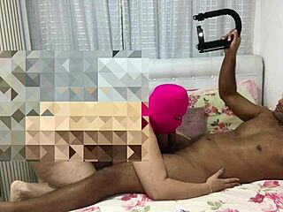 Fucking this big cock in lingerie!