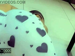 The Swahili twerking queen performs her dance.