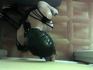 Preview in Fishnet Catsuit and Heels