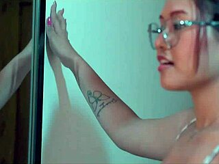 my stepsister catches me masturbating