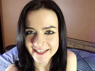 I ride his dick and feed him my cum passionately