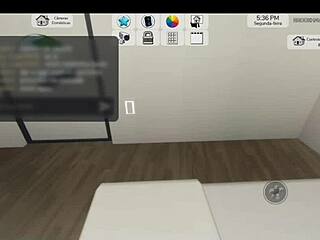 Fucking two hot sluts in Roblox Brookhaven 😈🔥